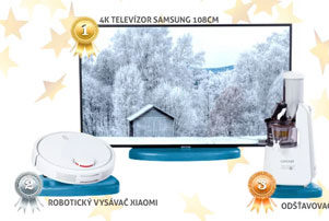Hlasujte a vyhrajte televízor SAMSUNG