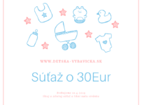Jarná súťaž o 30Eur na nákup na detska-vybavicka.sk