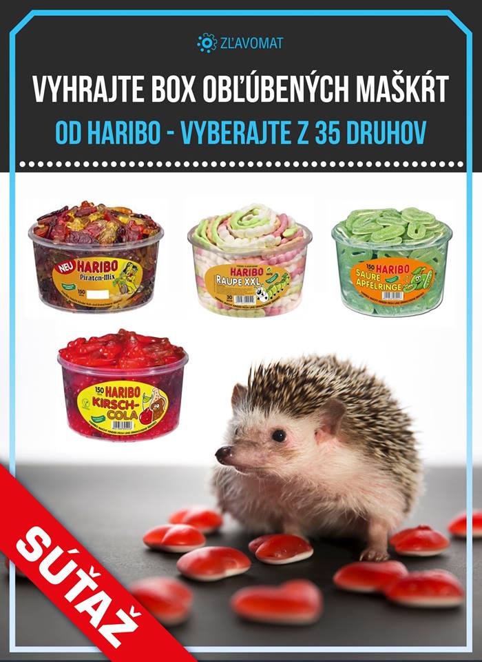 Súťaž o 5x box plný sladkých gumákov od Haribo