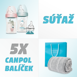 Súťaž o jeden z piatich darčekových balíčkov Canpol babies
