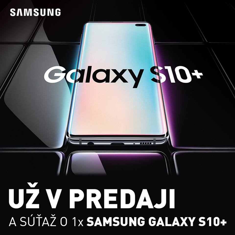 Súťaž o nový Samsung Galaxy S10+