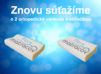Súťaž o dva ortopedické vankúše s obliečkami