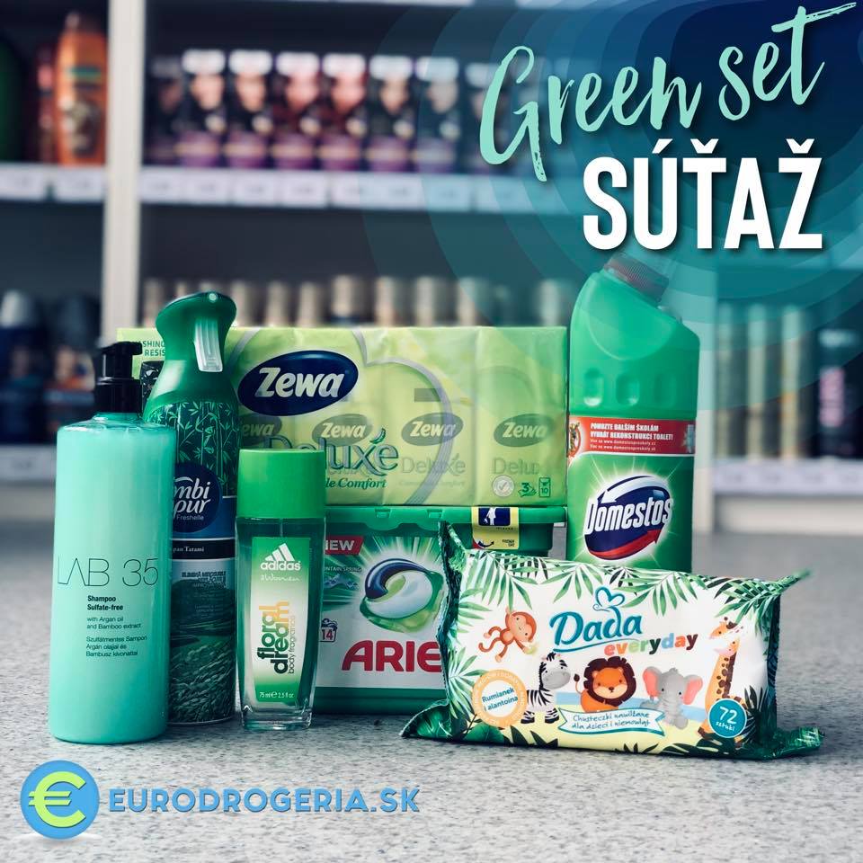 Vyhrajte darčekový green set od Eurodrogerie