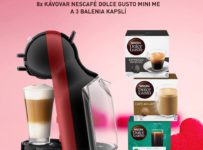 Vyhrajte kávovar Nescafé Dolce Gusto Mini Me a 3 balenia kapslí