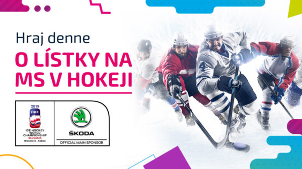 Hraj denne o lístky na IIHF MS v hokeji od značky ŠKODA