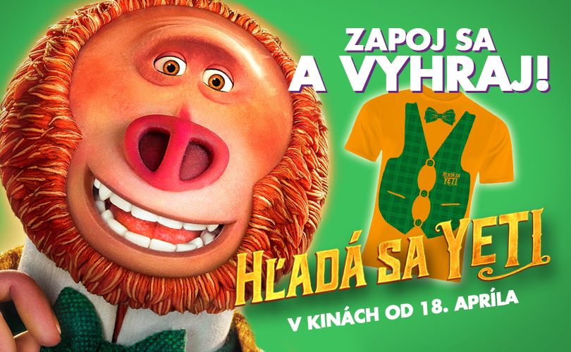 Súťaž o štýlové tričko Hľadá sa Yeti