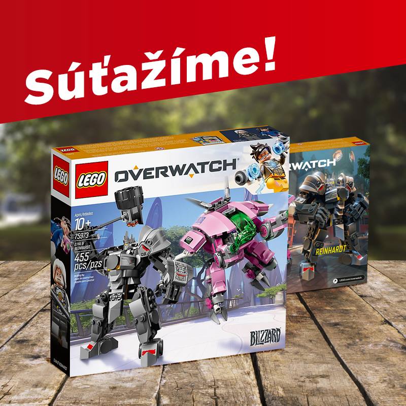 Súťaž o LEGO Overwatch - D.Va a Reinhardt