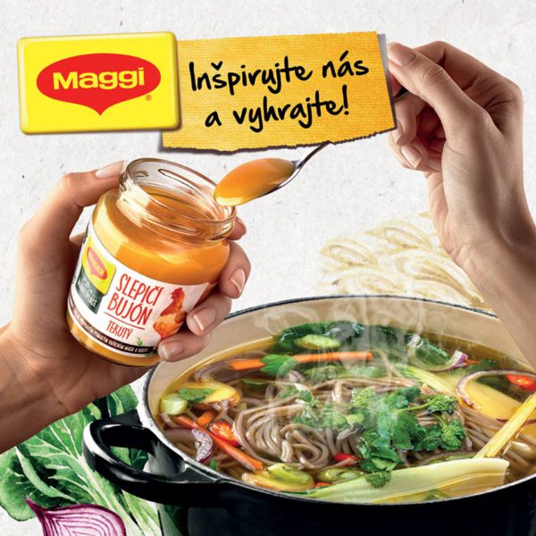 Súťaž o MAGGI balíček, v ktorom nájdete aj novinku – Tekuté bujóny