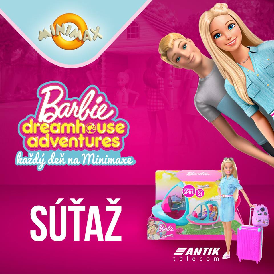Súťaž s Barbie Dreamhouse adventures