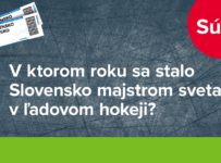 Súťaž o 8x2 lístky na prípravný hokejový zápas Slovensko - Česko