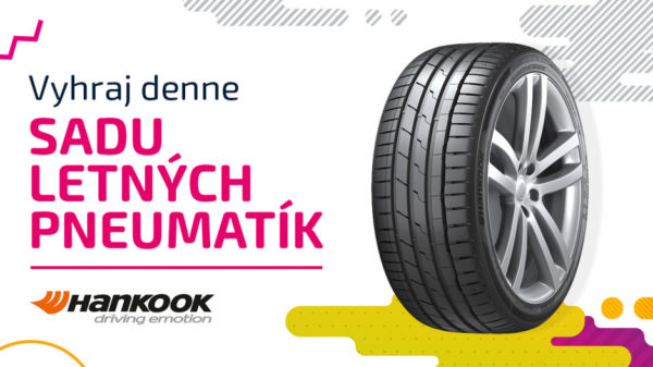 4 kusy letných pneumatík Hankook podľa vlastného výberu, do výšky 400 €.