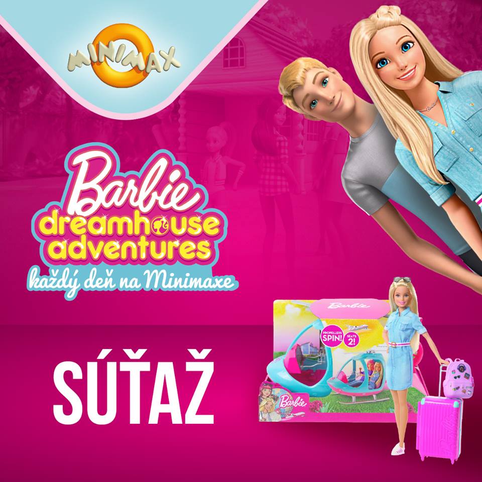 Vyhrajte Barbie cestovateľku alebo originálny Barbie vrtuľník