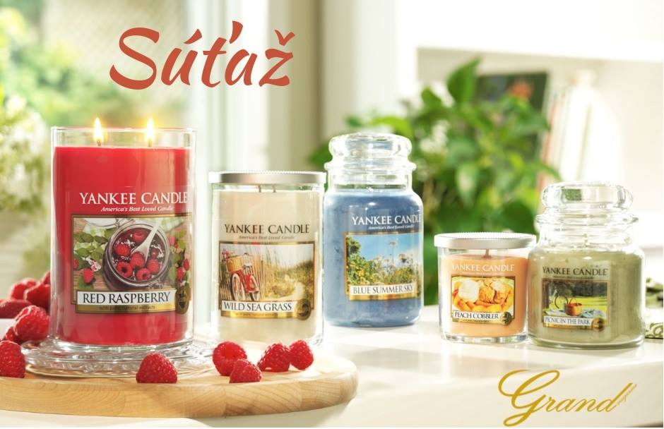 Vyhrajte luxusné sviečky Yankee Candle v hodnote 25€