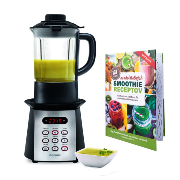 Súťaž o Mixér s funkciou varenia Orava RMH-900 a kuchársku knihu 107 neodolateľných smoothie receptov.