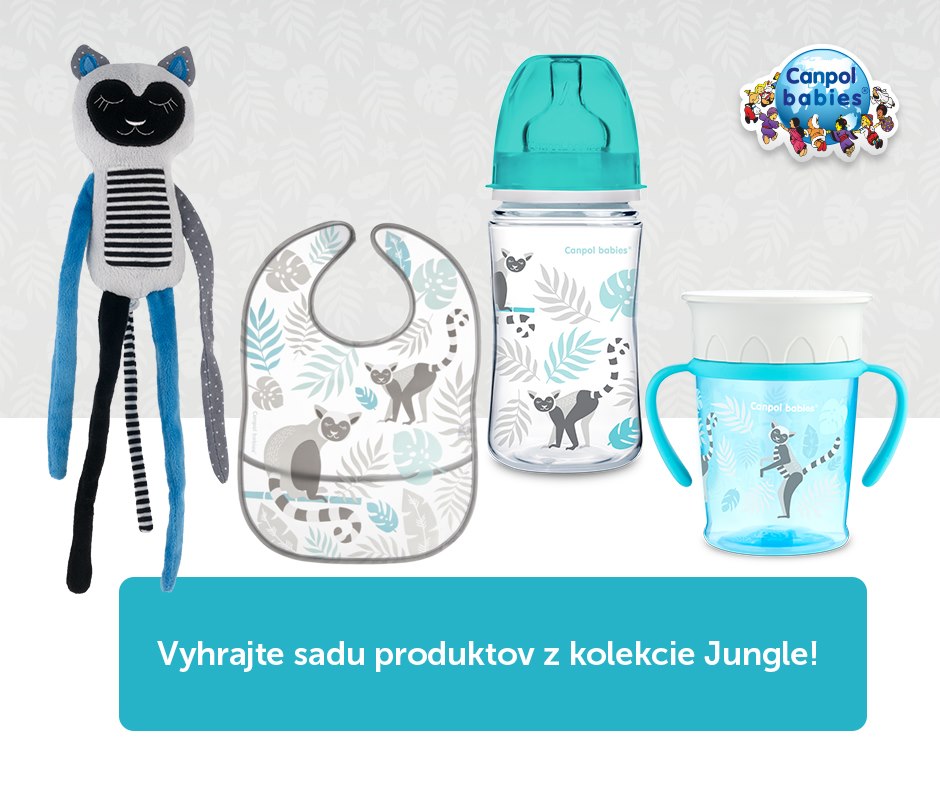 Súťaž o balíček produktov Canpol babies z kolekcie Jungle