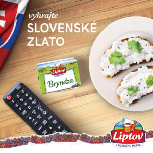 Súťaž o poukážky na nákup syrov a bryndze Liptov