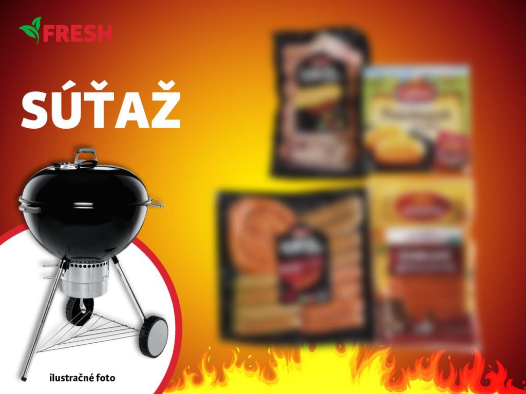 Súťaž o záhradný gril od Fresh