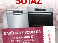 Súťaž o voucher na nákup produktov Bosch v hodnote 400 €