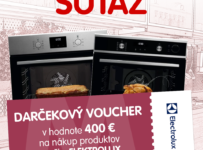 Súťaž o voucher na nákup produktov Electrolux