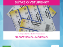Súťaž o vstupenky na zápas Slovensko - Nórsko v Michalovciach