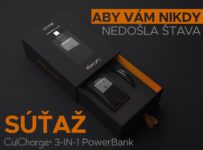 Vyhraj powerbank CulCharge 3in1 aby ti nikdy nedošla šťava