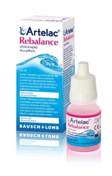 Vyhrajte balíček očnej starostlivosti Artelac® Rebalance