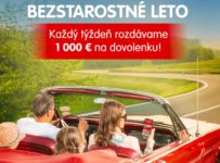 Bezstarostné leto, vyhrajte 1 000 € na dovolenku