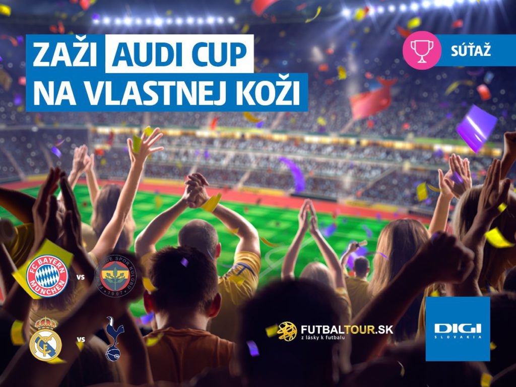 Súťaž o lístky na najlepší letný futbalový turnaj AUDI CUP
