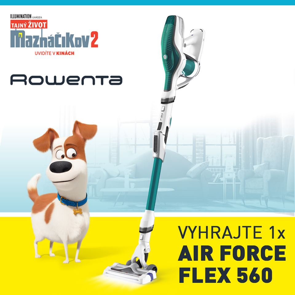 Súťaž o vysávač Rowenta Air Force Flex 560