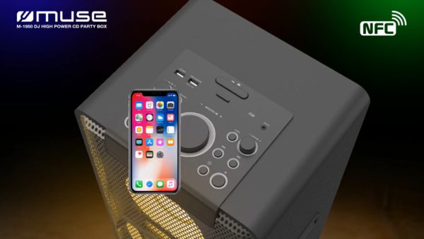 Súťaž o Bluetooth párty reproduktor MUSE M-1950DJ