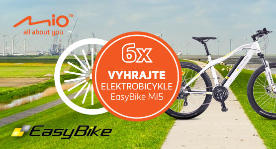 Súťaž o šesť elektrobicyklov EASYBIKE MI5
