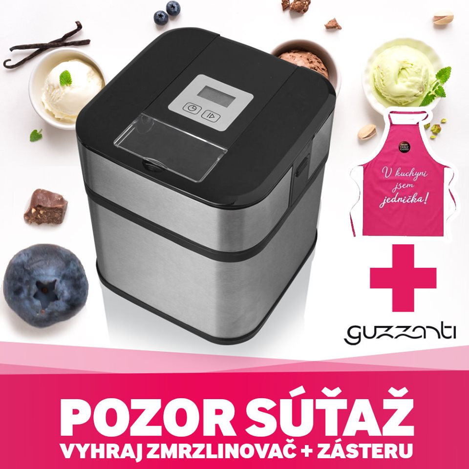 Súťaž o zmrzlinovač Guzzanti a zásteru
