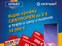 Kúpte výrobky CENTROPEN min. za 2 € a hrajte o ceny v hodnote 13.000 €