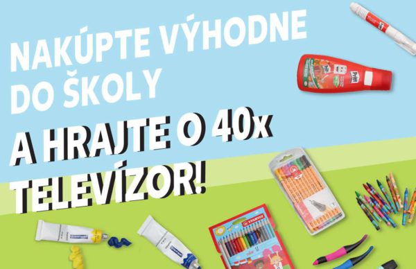 Nakúpte výhodne do školy a vyhrajte televízor