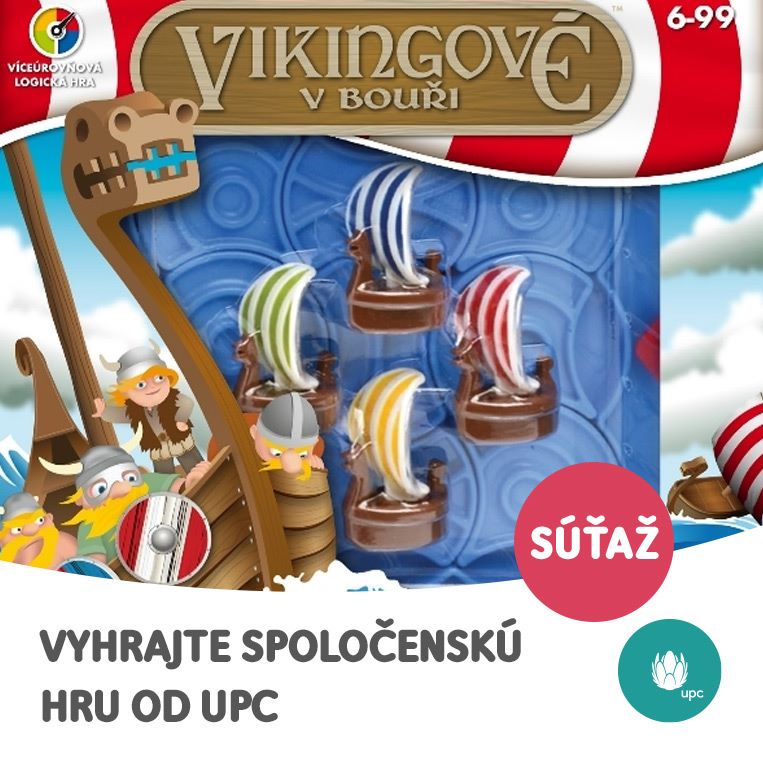 Súťaž o spoločenskú hru Vikingové v bouři