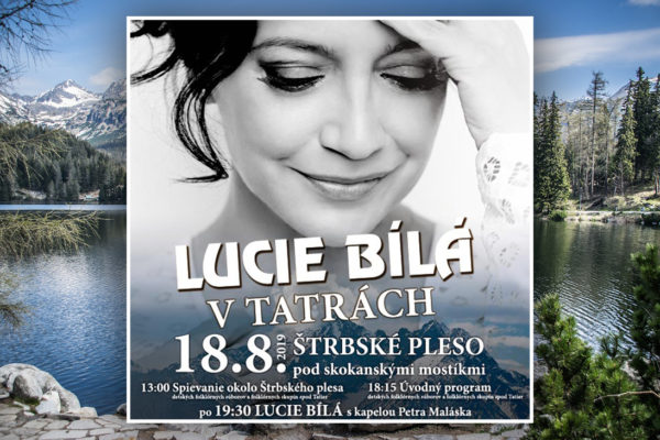Súťaž o vstupenky na koncert Lucie Bílej v Tatrách