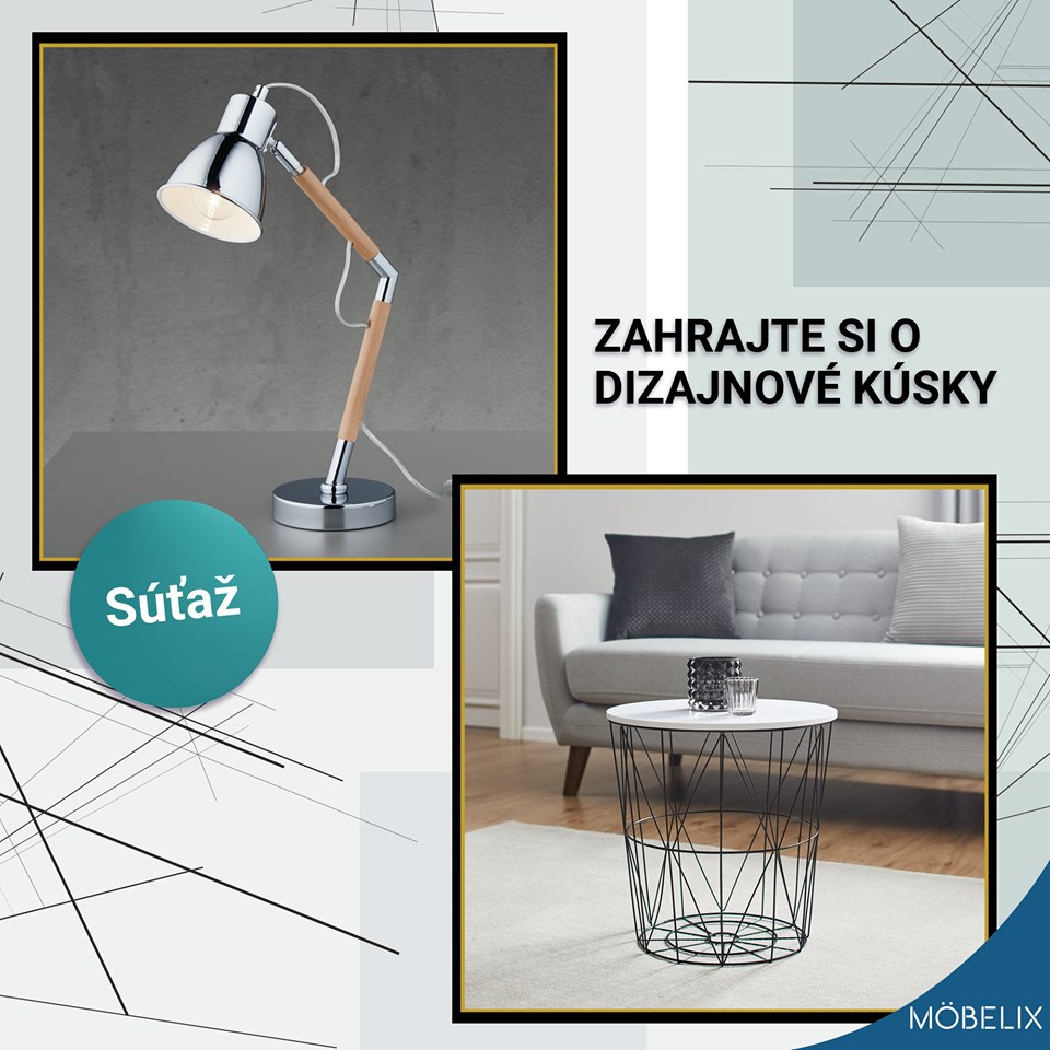 Súťaž o štýlové doplnky z kategórie Dodanie zdarma od Möbelix