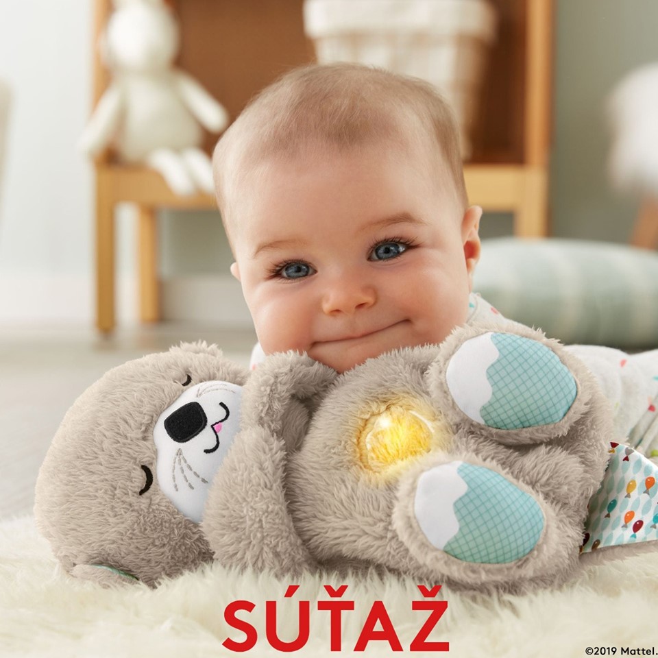 Súťaž o 3x upokojujúcu vydru s melódiami od Fisher-Price