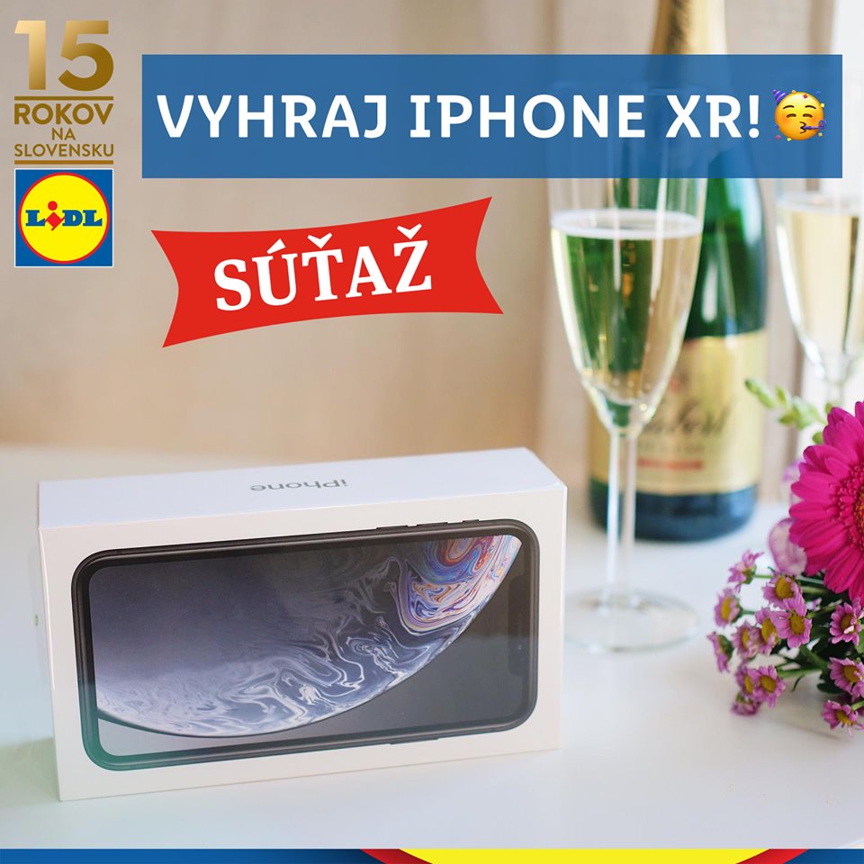 Súťaž o iPhone XR od Lidl