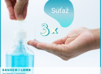 Súťaž o 3 x praktický dezinfekčný gél na ruky Bausch + Lomb