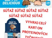 Súťaž o kartón proteínových tyčiniek Whip&Whey Bar