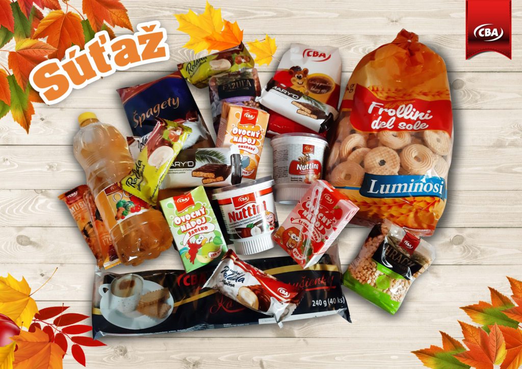 Súťaž o balík výrobkov privátnej značky CBA
