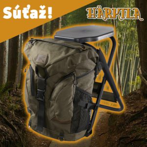 Súťaž o ruksak so stoličkou Tornio 25l od výrobcu Harkila v hodnote 219€