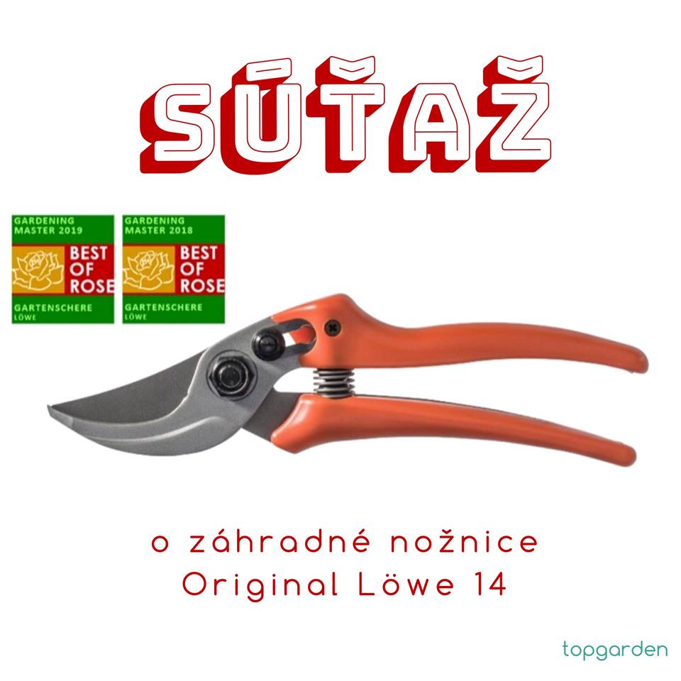 Súťaž o záhradné nožnice prémiovej kvality Original Löwe 14