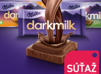 Súťaž o 3 čokolády Milka darkmilk