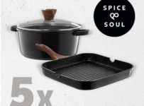 Súťaž o 5 x grilovaciu panvicu a hrniec značky Spice & Soul®