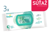 Súťaž o balíčky vlhčených obrúskov Pampers Aqua Pure