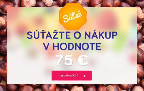 Súťaž o nákup v hodnote 75 €