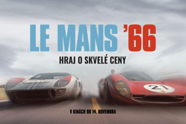 Le Mans ’66, vyhraj filmový balíček s hrnčekom, tričkom a 2 lístkami do kina
