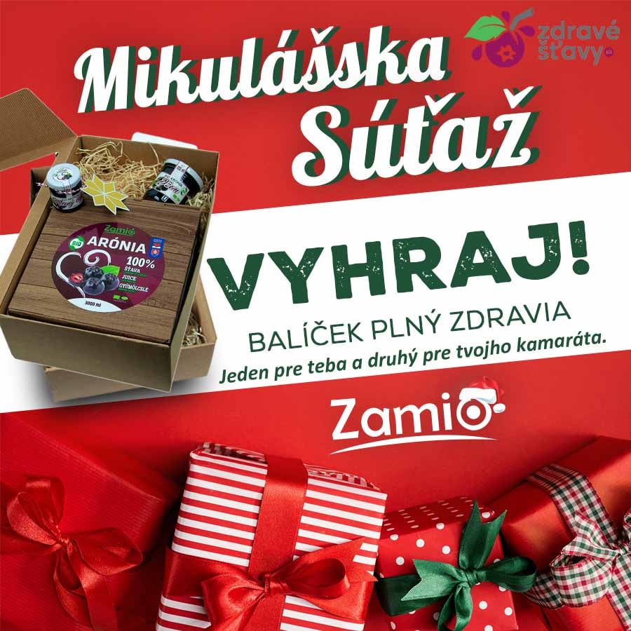 Mikulášska súťaž o 2 balíčky Zamio